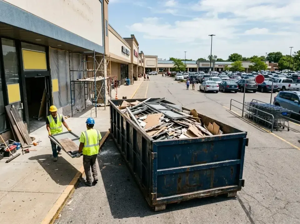 retail-store-renovation-debris-003 — frequently asked questions, Roll-off Dumpster Rentals in Fort McKinley, OH